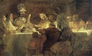 The Conspiracy of the Batavians under Claudius Civilis REMBRANDT Harmenszoon van Rijn